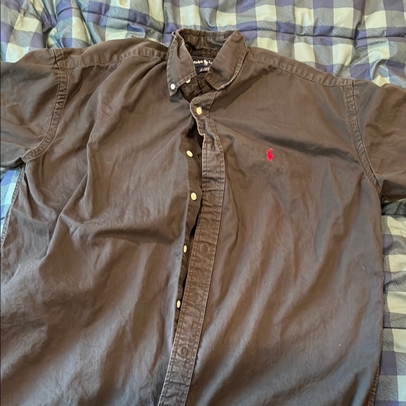 Polo by Ralph Lauren Men's Dark Green Shirt - Picture 1 of 11